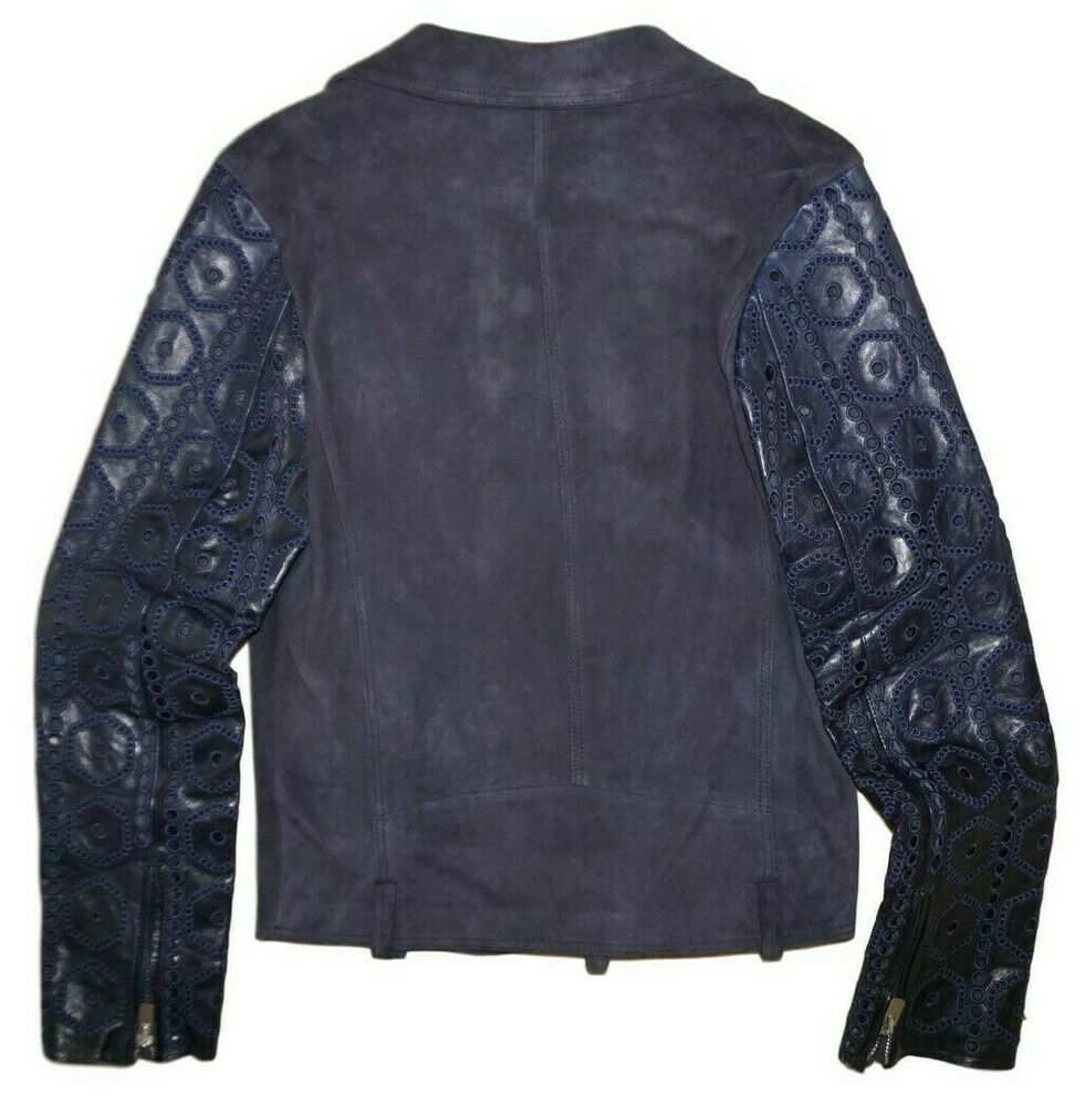 DIESEL BLACK GOLD LESANG-FS LEATHER JACKET