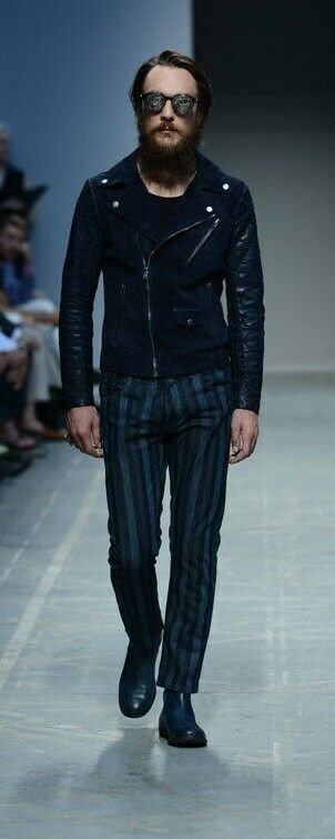 DIESEL BLACK GOLD LESANG-FS LEATHER JACKET