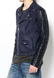 DIESEL BLACK GOLD LESANG-FS LEATHER JACKET