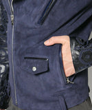 DIESEL BLACK GOLD LESANG-FS LEATHER JACKET