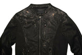 DIESEL BLACK GOLD LIRIUSI LEATHER JACKET