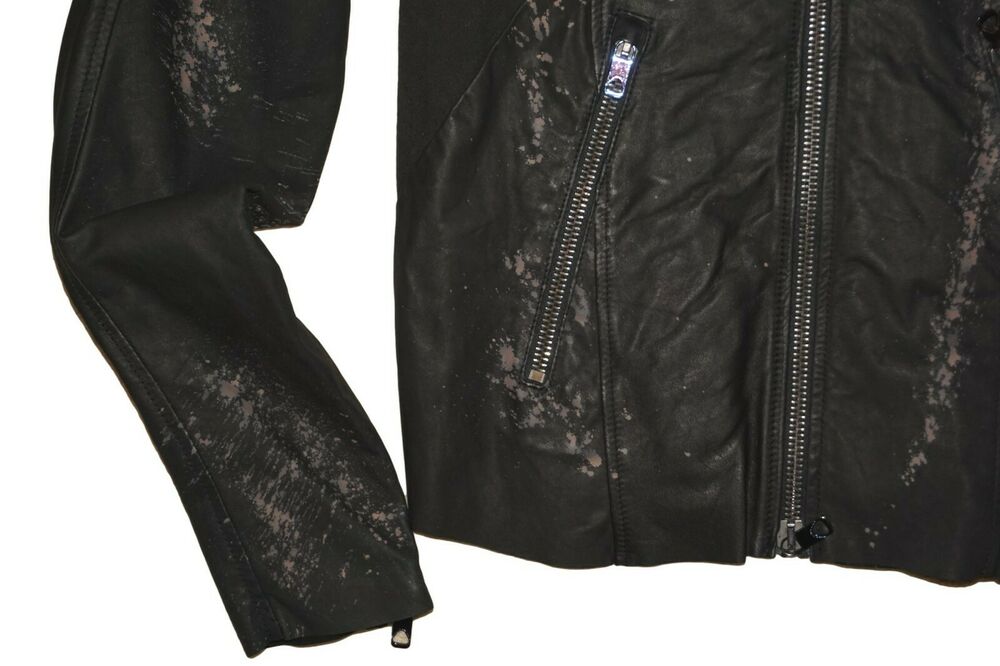 DIESEL BLACK GOLD LIRIUSI LEATHER JACKET