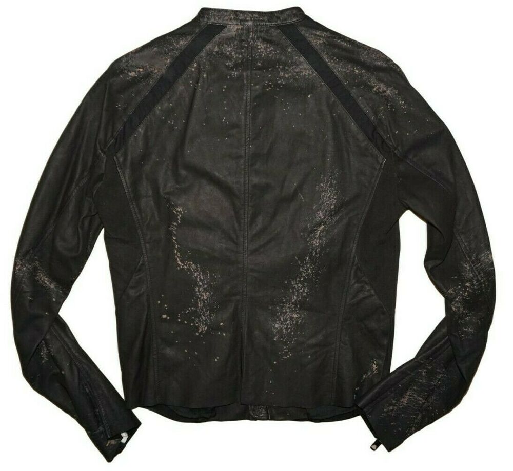 DIESEL BLACK GOLD LIRIUSI LEATHER JACKET