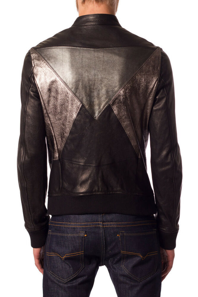 DIESEL BLACK GOLD LITRIANG LEATHER JACKET