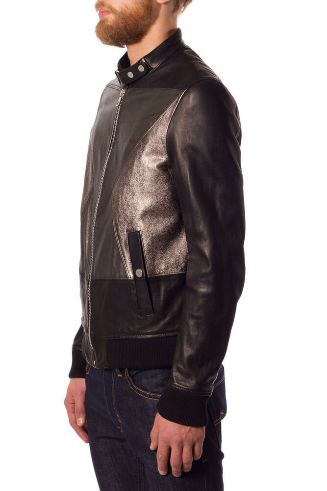 DIESEL BLACK GOLD LITRIANG LEATHER JACKET