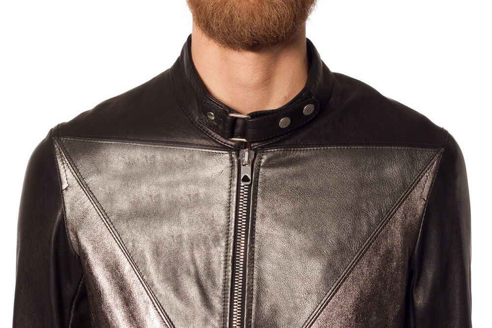 DIESEL BLACK GOLD LITRIANG LEATHER JACKET
