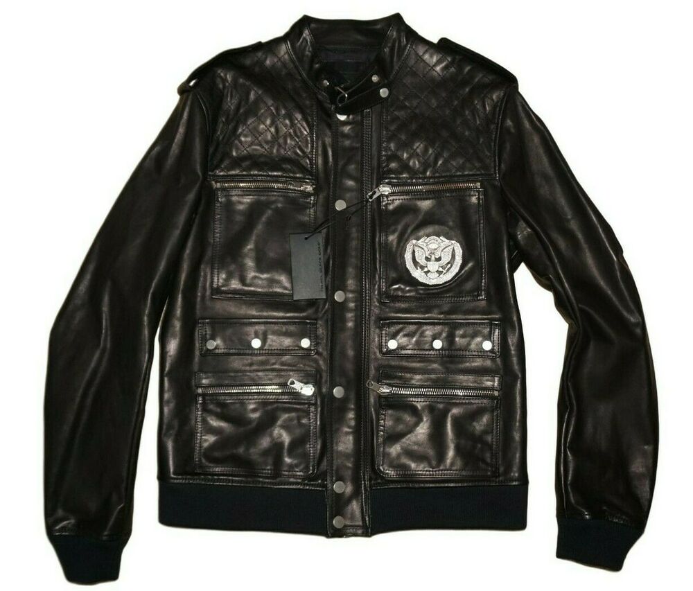DIESEL BLACK GOLD LUCCY-BOMB LEATHER JACKET