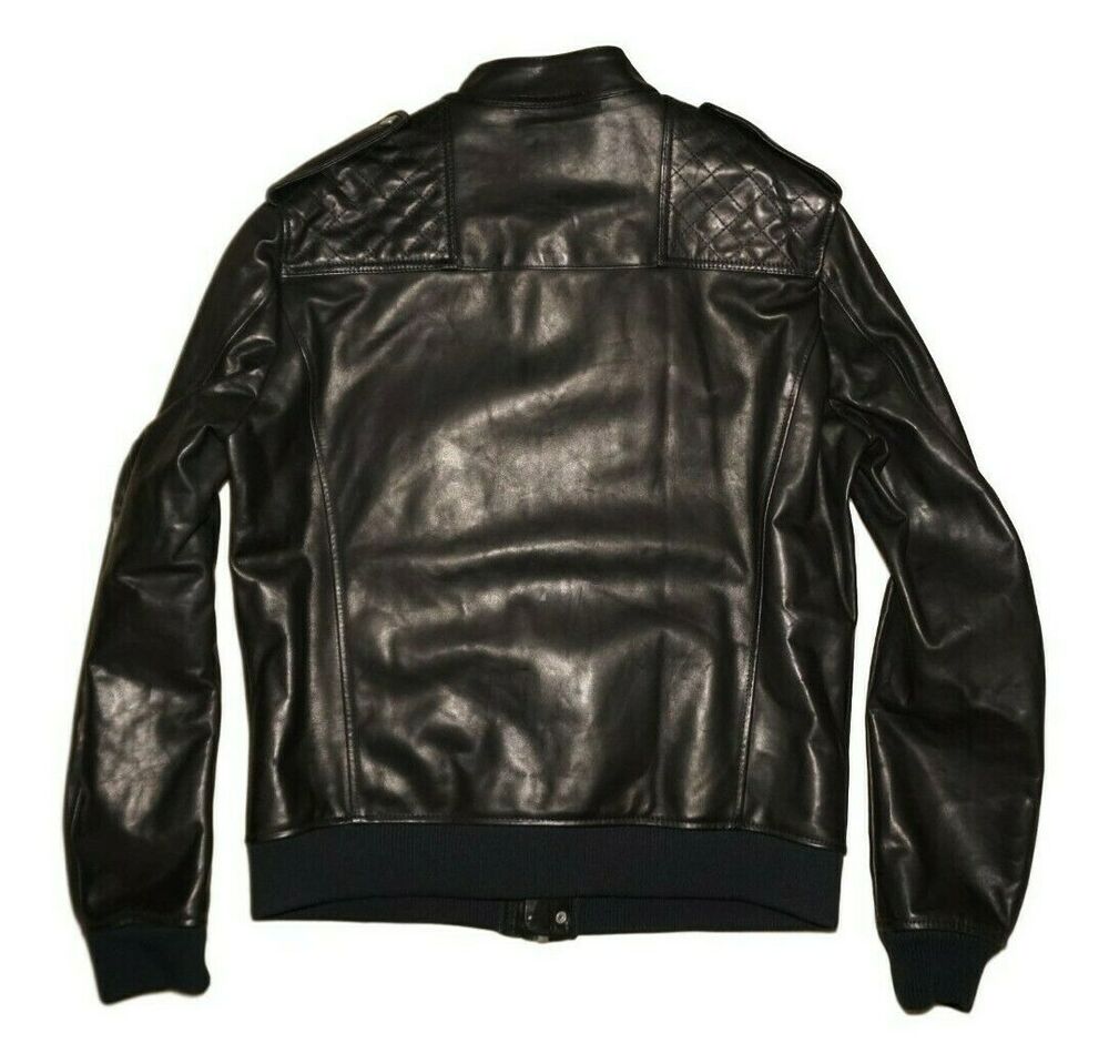 DIESEL BLACK GOLD LUCCY-BOMB LEATHER JACKET