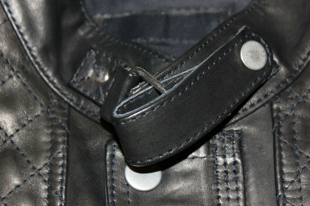 DIESEL BLACK GOLD LUCCY-BOMB LEATHER JACKET