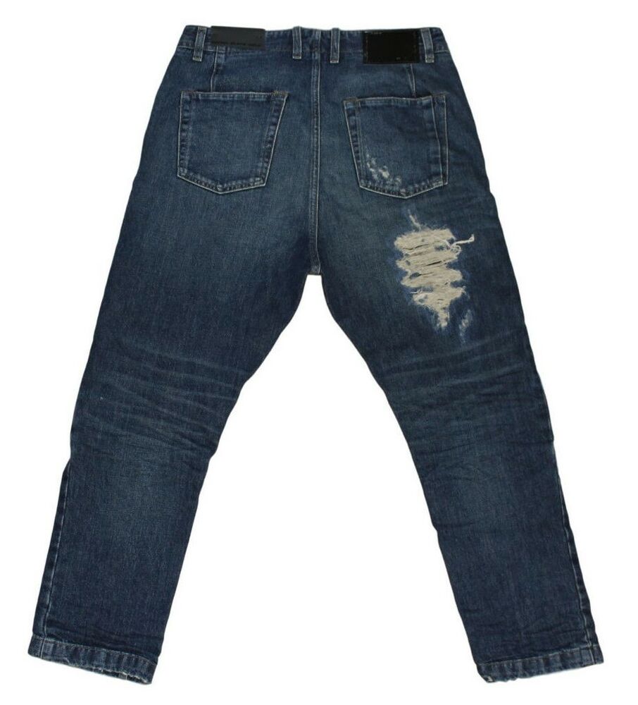 DIESEL BLACK GOLD TYPE-264 RELAX CROPPED JEANS