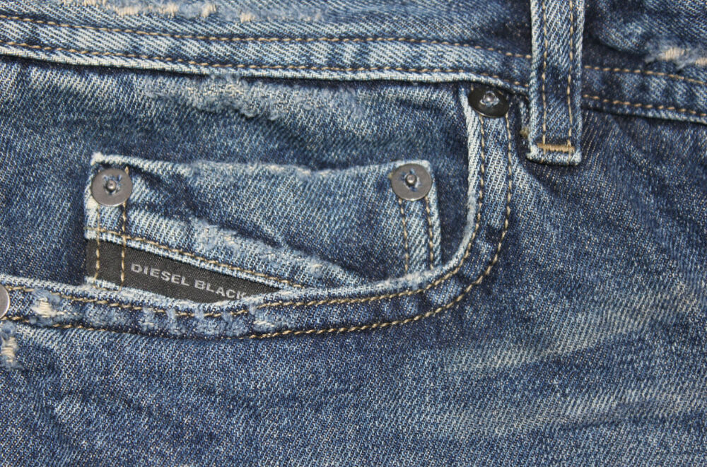 DIESEL BLACK GOLD TYPE-264 RELAX CROPPED JEANS