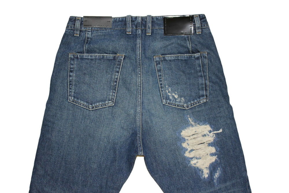 DIESEL BLACK GOLD TYPE-264 RELAX CROPPED JEANS