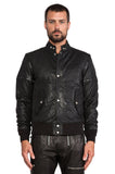 DIESEL L-GHITA BLACK LEATHER JACKET SIZE L 100% AUTHENTIC