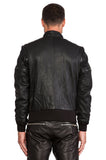 DIESEL L-GHITA BLACK LEATHER JACKET SIZE L 100% AUTHENTIC