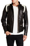 DIESEL L-STONE COW LEATHER JACKET