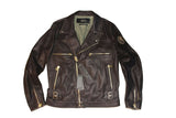 REPLAY DISTRESSED LEATHER JACKET