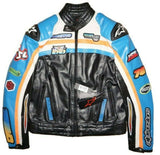 DIESEL ALPINESTARS ASTARS-LPATCH LEATHER JACKET