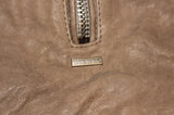 Diesel L-Raj Beige Leather Jacket