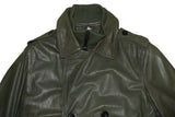 Diesel L-Kora Leather Jacket Olive Green Size M 100% Authentic