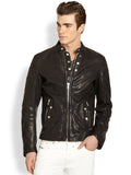 DIESEL L-AYME LEATHER JACKET